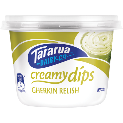 Tararua Gherkin Relish Creamy Dip