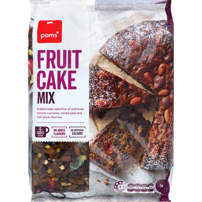 Pams Cake Mix Dried Fruit
