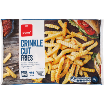 Pams Crinkle Cut Fries