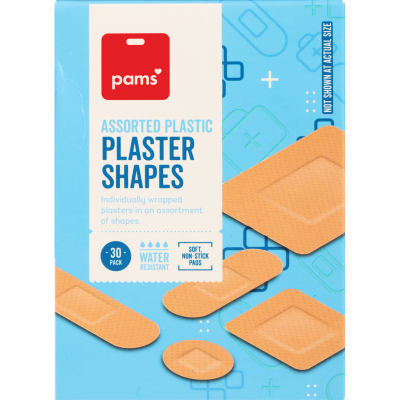 Pams Assorted Plastic Plaster Shapes