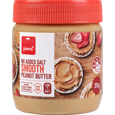Pams Smooth No Added Salt Peanut Butter