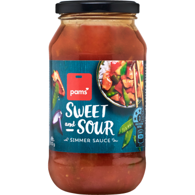 Pams Sweet And Sour Simmer Sauce