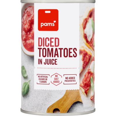 Pams Diced Tomatoes In Juice