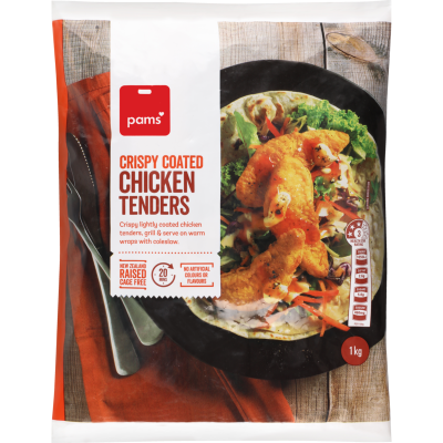 Pams Crispy Coated Chicken Tenders