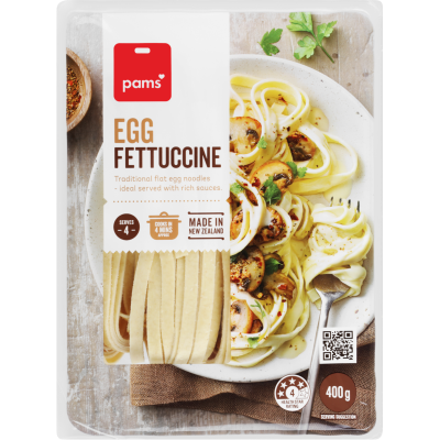 Pams Egg Fettuccine