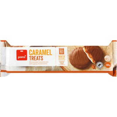 Pams Caramel Treats Biscuits