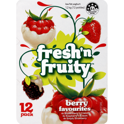 Fresh 'n Fruity Berry Favourites Yoghurt