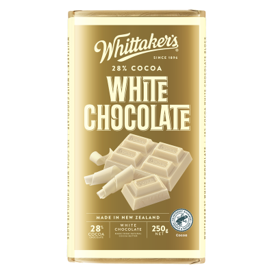 Whittaker's White 28% Cocoa Chocolate Block