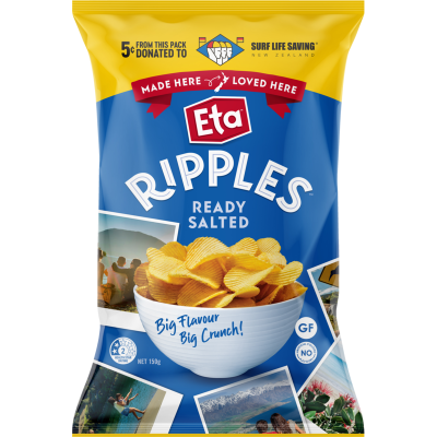 Eta Ripple Cut Ready Salted Potato Chips
