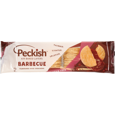 Peckish Barbecue Flavoured Rice Crackers