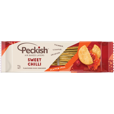 Peckish Sweet Chilli Flavoured Rice Crackers