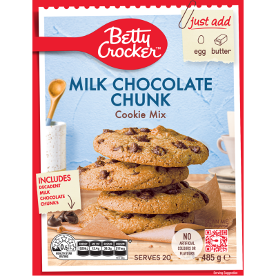 Betty Crocker Milk Chocolate Chunk Cookie Mix