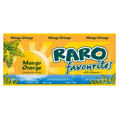 Raro Favourites Mango Orange Flavoured Beverage Mix