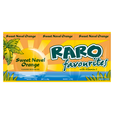 Raro Favourites Sweet Navel Orange Flavoured Beverage Mix