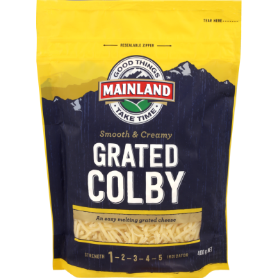 Mainland Smooth & Creamy Grated Colby Cheese