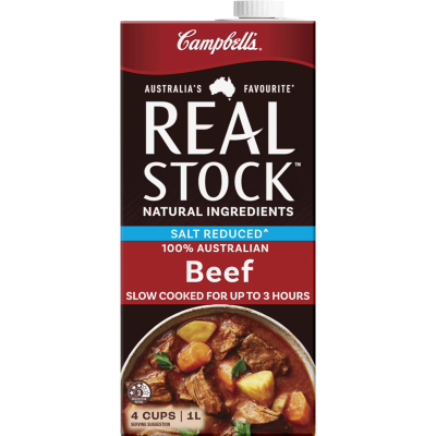 Campbell's Real Stock Salt Reduced Beef Stock Liquid