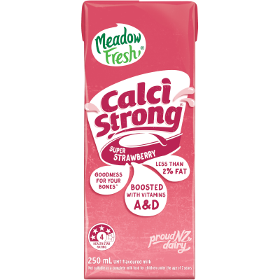 Meadow Fresh Calci Strong Super Strawberry Flavoured Milk