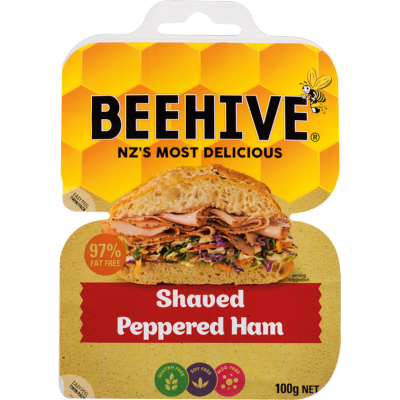 Beehive Shaved Peppered Ham