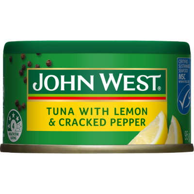 John West Tuna With Lemon & Cracked Pepper