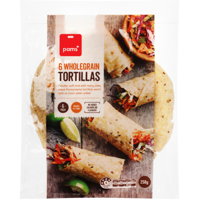 Pams Wholegrain Tortillas
