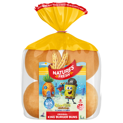 Nature's Fresh Original King Burger Buns