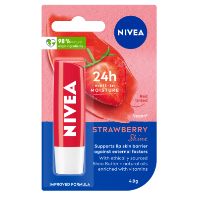 Nivea Strawberry Shine Lip Balm