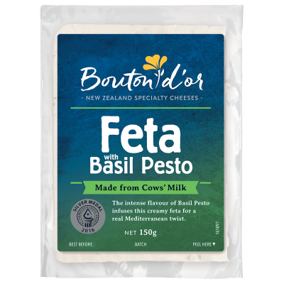 Bouton d'or Basil Pesto Feta Cheese