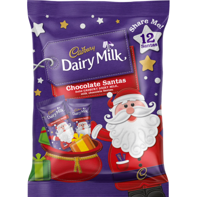 Cadbury Dairy Milk Chocolate Santas Sharepack