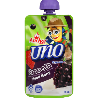 Anchor Uno Squeezie Smooth Mixed Berry Yoghurt