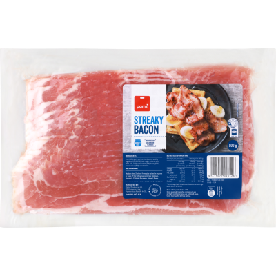Pams Streaky Bacon
