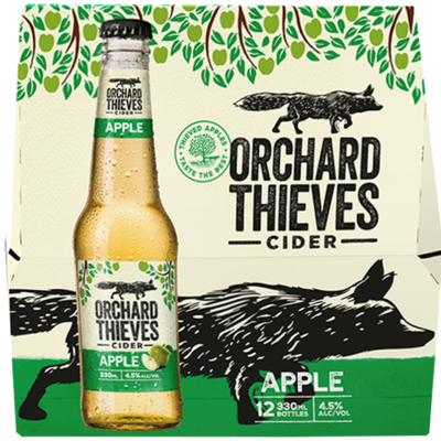 Orchard Thieves Apple Cider Bottles