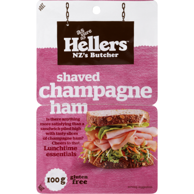 Hellers Shaved Champagne Leg Ham