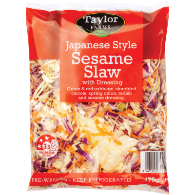 Taylor Farms Japanese Style Sesame Slaw With Dressing