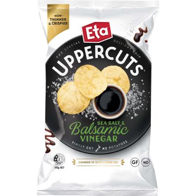 Eta Uppercuts Sea Salt & Balsamic Vinegar Potato Chips