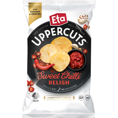 Eta Uppercuts Sweet Chilli Relish Potato Chips