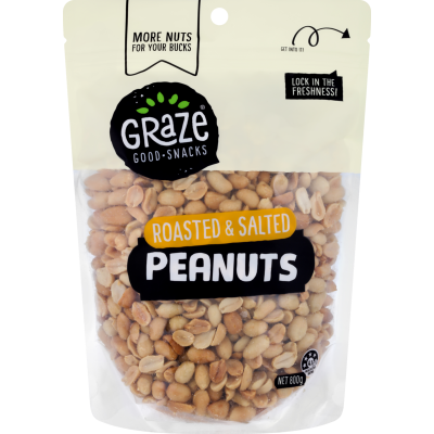 Graze Roasted Salted Peanuts