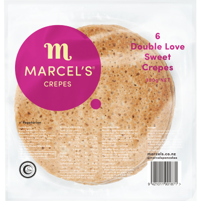 Marcel's 6 Double Love Sweet Crepes