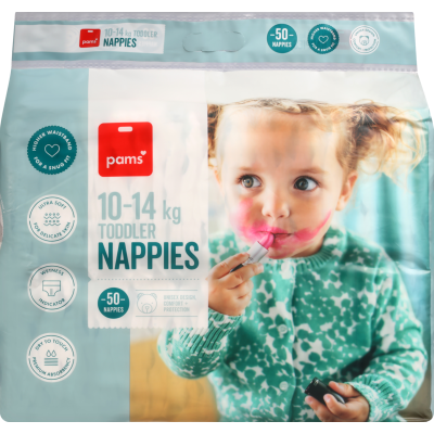 Pams Nappies 10-14kg Toddler