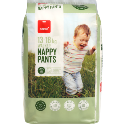 Pams Nappy Pants 13-18kg Walker