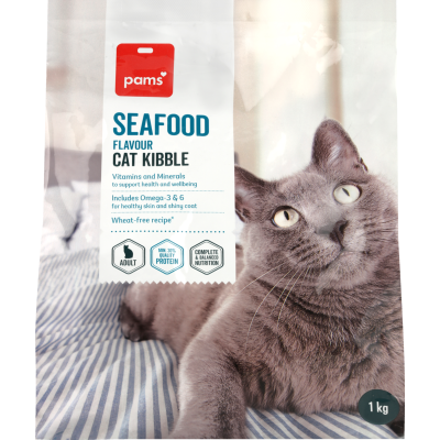 Pams Seafood Flavour Cat Kibble