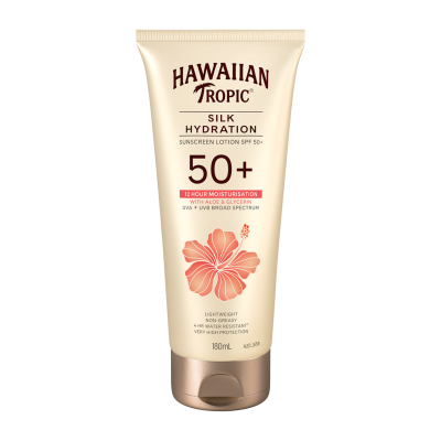 Hawaiian Tropic Silk Hydration Sunscreen Lotion SPF50+