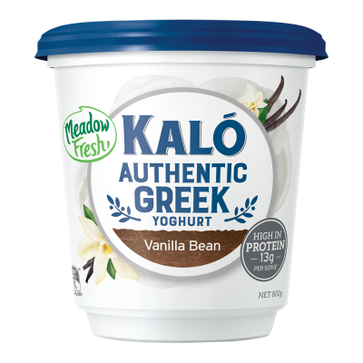 Meadow Fresh Kalo Vanilla Bean Authentic Greek Yoghurt