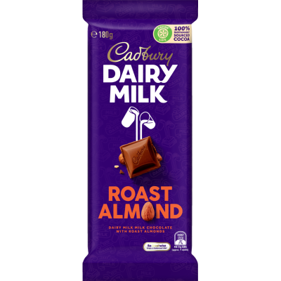 Cadbury Dairy Milk Roast Almond Chocolate Block