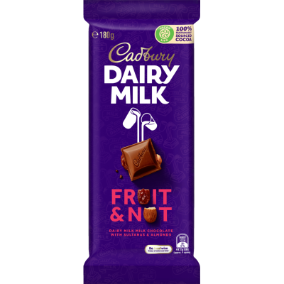 Cadbury Dairy Milk Fruit & Nut Chocolate Block