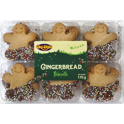 Oki Doki Gingerbread Biscuits