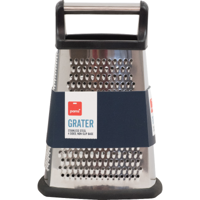 Pams Stainless Steel 4 Sided Grater