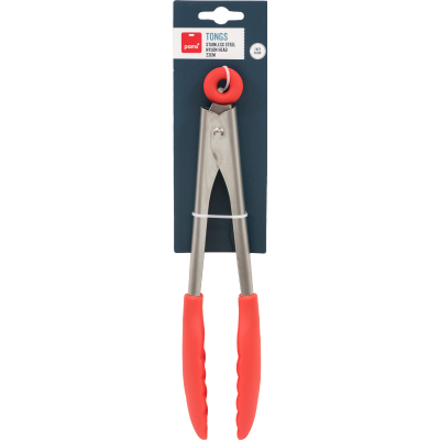 Pams Stainless Steel Nylon Head Tongs