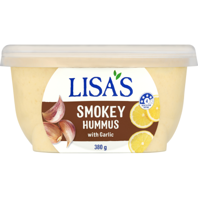 Lisa's Smokey Hummus With Garlic