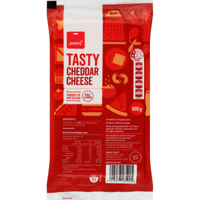 Pams Tasty Cheddar Cheese