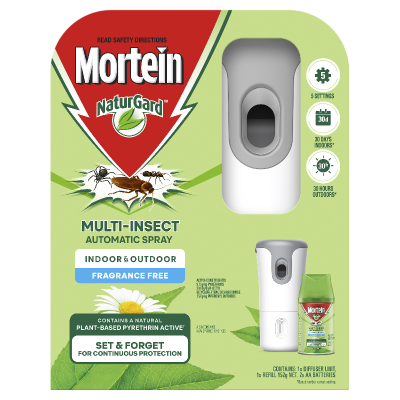 Mortein NaturGard Indoor & Outdoor Fragrance Free Multi-Insect Automatic Spray